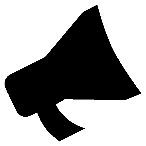 a megaphone